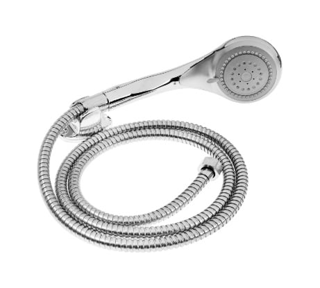Набор для душа Zein Z0203, шланг 150 см, держатель, лейка 3 режима, хром 5149042