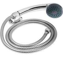 Набор для душа Zein Z0401, шланг 150 см, держатель, гайки металл, лейка 1 режим 6931445