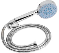 Набор для душа Zein Z0505, шланг 150 см, держатель, лейка 5 режимов, хром 6931449