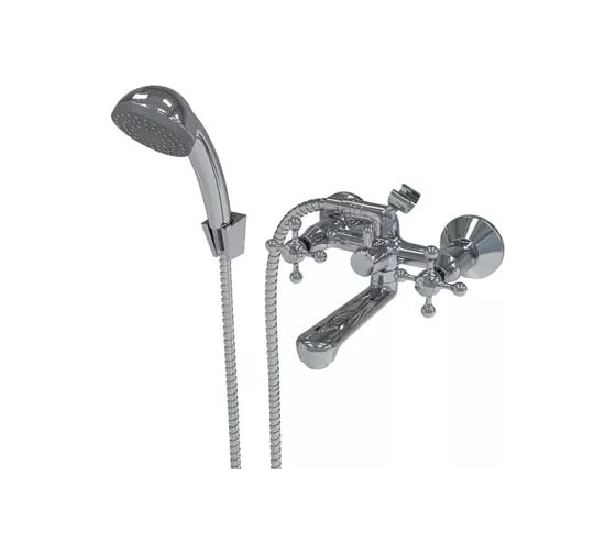 Смеситель для ванны KONNER ELEMENT CROSS с аксессуарами ELC2510 6088167