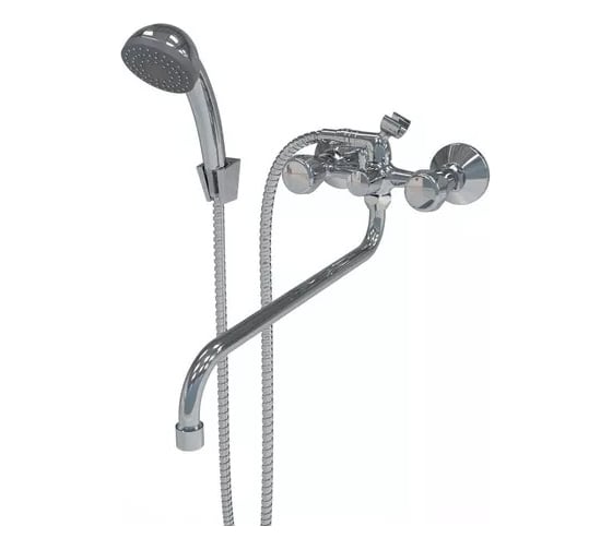 Смеситель для ванны KONNER ELEMENT QUARZ с длинным изливом, с аксессуарами ELQ2620 6088172