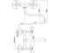 Смеситель для кухни KONNER ELEMENT CROSS настенный ELС2310 6088166 4