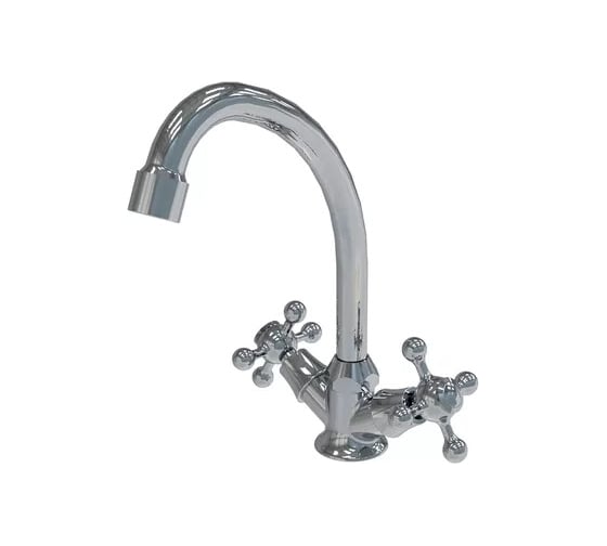 Смеситель для кухни KONNER ELEMENT CROSS с высоким поворотным изливом ELC2210 6088165