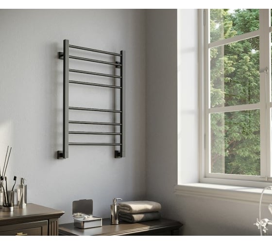 Водяной полотенцесушитель STINOX Classic черный CL80-BM 1