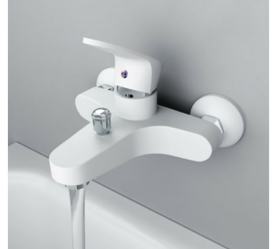 Смеситель для ванны Dorff Alpha цвет белый D9010000WH