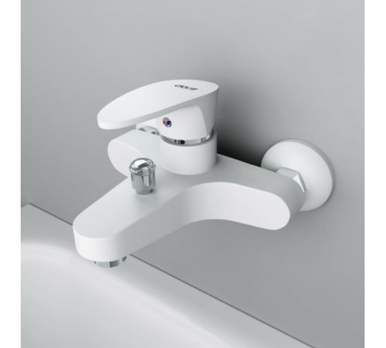 Смеситель для ванны Dorff Alpha цвет белый D9010000WH
