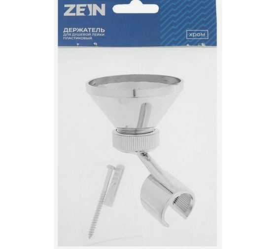 Держатель для душевой лейки Zein корпус пластик, цвет хром Z85 5139199