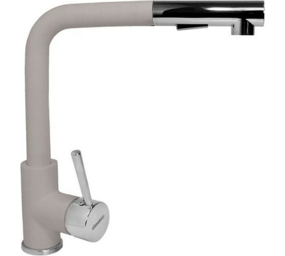 Смеситель LONGRAN Impact Sabbia granite выдвижная лейка LM2182 - 58