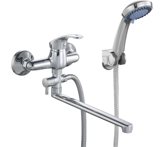 Смеситель для ванны FASHUN хром ф35, излив 30S, латунь A2136 1