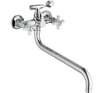 Смеситель для ванны FASHUN хром 7128S керамика/ручки, латунь A2618