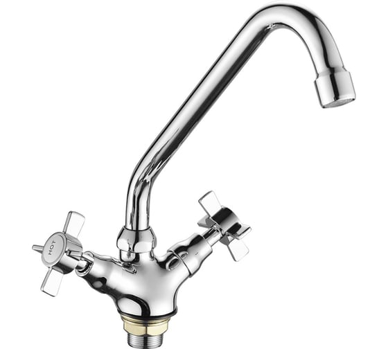 Смеситель для кухни FASHUN хром, гайка A4124 1