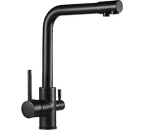 Смеситель для кухни MATRIX Filter SMF-323607/BK 40 мм, 2 в 1, черный, с дополнительным краном для питьевой воды 5567