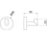 Крючок для полотенец ALLEN BRAU Priority 6.31001-31 00265392 2
