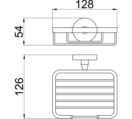 Мыльница для ванной ALLEN BRAU Priority 6.31004-00 00265399