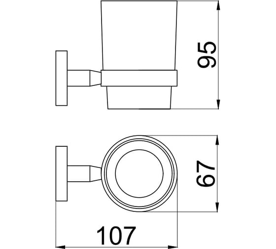 Стакан ALLEN BRAU Priority 6.31002-00 00265393