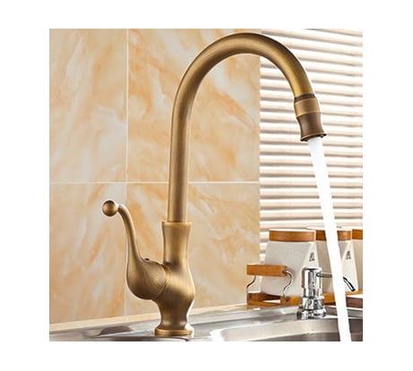 Смеситель для кухни MATRIX SMF-323297 ретро, бронза 1225