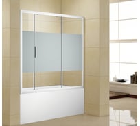 Шторка для ванны Aquanet Practic 155 AE10-B-155H150U-CP 00273601