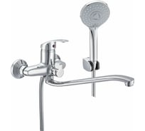 Смеситель для ванны КС ДЕНТ (201246) d 40 плоский излив, 300 мм 457746