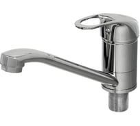 Однорычажный смеситель для кухни РемоКолор латунь, керамический картридж 40 мм, гусак 25 см 67-0-741