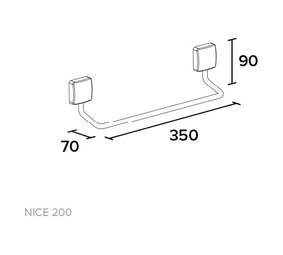 Держатель для полотенца KOIN 30 см NICE200 NI200