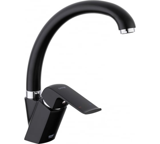 Смеситель для кухни Gappo 35к G4150 боковая, черный 541873 1