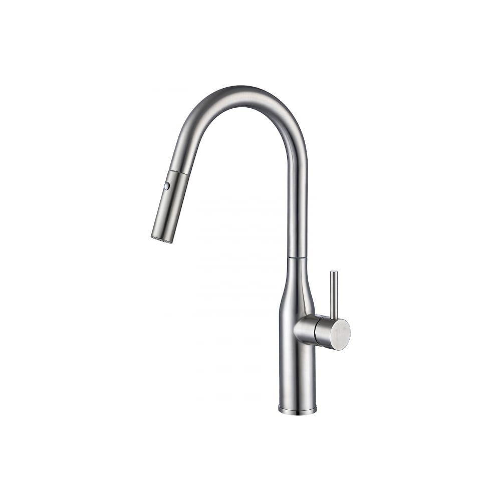 Смеситель для кухни Gappo 35к G4398-45 высокий выдвижной излив, сатин ...