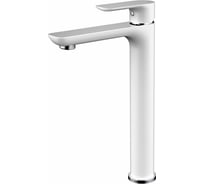 Смеситель для умывальника Gappo 25к G1048-2 белый, хром 541275