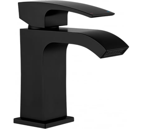 Смеситель для умывальника Gappo 35к G1007-6 литой, черный 549391