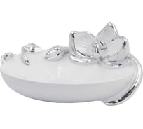 Мыльница BOGACHO Орхидея Калипсо белого цвета 22671/белый