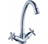 Смеситель для кухни Антей Кристи с 2-мя рукоятками, с высоким изливом 2/20 407350-ANT