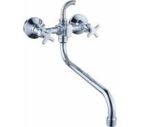 Смеситель для ванны Антей Кристи с 2-мя рукоятками, с переключателем душа 247350-ANT