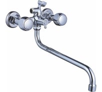 Смеситель для ванны Антей Луна с 2-мя рукоятками, с переключателем душа 227336-ANT