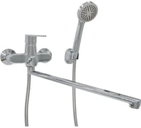 Смеситель д/ванны шар. с изливом F-35см. перекл.душа d35 Утро Gota Rocio 1/10 194810-GOTA