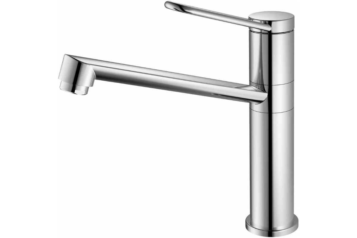 Смеситель для кухни Golden Fox Kitchen pro с длинным изливом, латунь ...