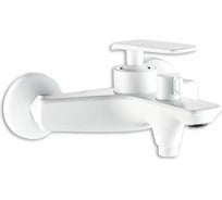 Смеситель для ванны Golden Fox Dartmoor с коротким литым изливом, белый 11413-FOX