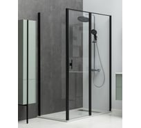 Душевая дверь ALLEN BRAU Priority 100 черный браш 3.31006.BBA 00252369