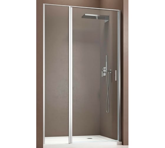 Душевая дверь ALLEN BRAU Priority 100 серебро браш 3.31005.BA 00252370