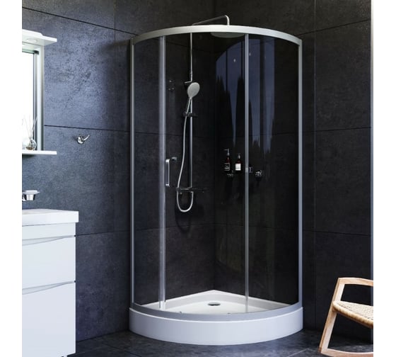 Стекла для душевого ограждения AM.PM Like Solo Slide 90x90 W83G-315-090CG64