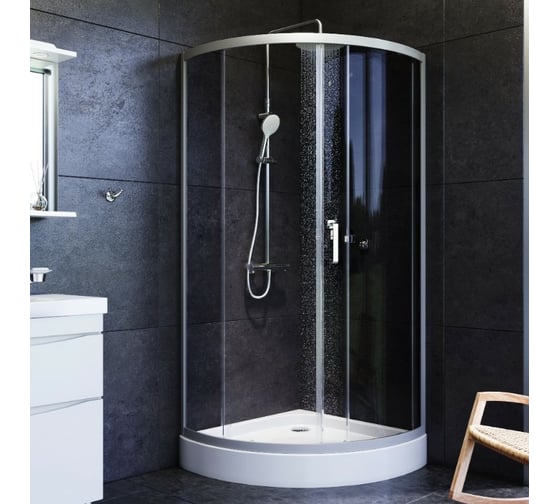 Стекла для душевого ограждения AM.PM Like Solo Slide 90x90 W83G-315-090CG64