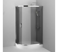 Душевое ограждение AM.PM Like 120x80, стекло тонированное W83G-302U120CG64