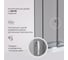 Душевое ограждение AM.PM Like 120x80, стекло тонированное W83G-302U120CG64 5