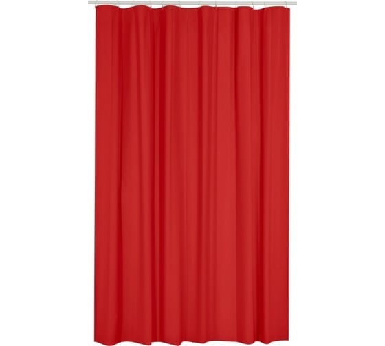 Штора для ванной Аквалиния Peva (красная) 1,8x2,0 PE1148C 1