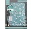 Штора для ванной и кольца Bath Plus Cranes green п akch21030 2