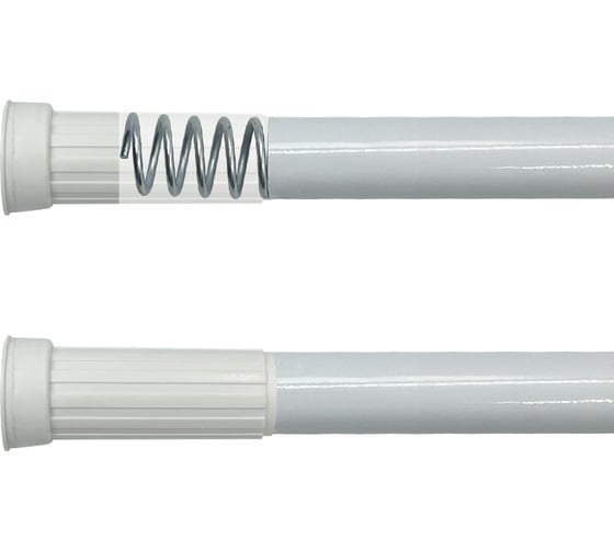Карниз с кольцами Mr.Penguin белый 110-200 KSSAK-01