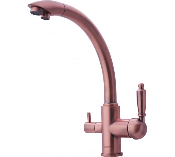 Смеситель для кухни Swedbe Selene Plus цвет-медь, 8044, EAN 7350078200912