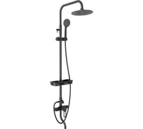 Душевая система AVRORA-WM Avrora Elite со смесителем, в матовом черном цвете AV3240