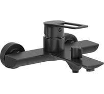 Смеситель для ванны AVRORA-WM Avrora Elite с коротким изливом, в матовом черном цвете AV3231