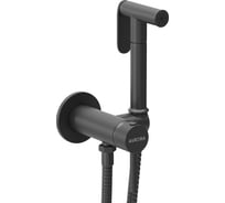 Гигиенический смеситель AVRORA-WM черный Avrora Soft в матовом черном цвете AV8001B