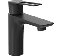 Смеситель для умывальника AVRORA-WM Avrora Elite монолитный в матовом черном цвете AV3210