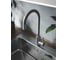 Смеситель для кухни KONNER KITCHEN серый, поворотный высокий гибкий излив KIT1209GR 6150855 2
